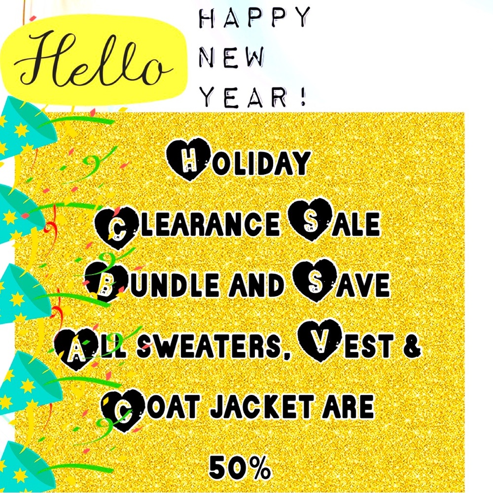 🎆🎉Holiday Clearance Sale Sweater, Vest and Coat Jacket Are 50% Off